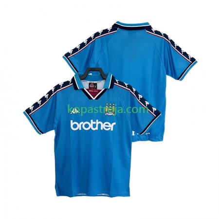 Billiga Fotbollströjor Manchester City Retro Hemma tröja 1997 1998 Kortärmad